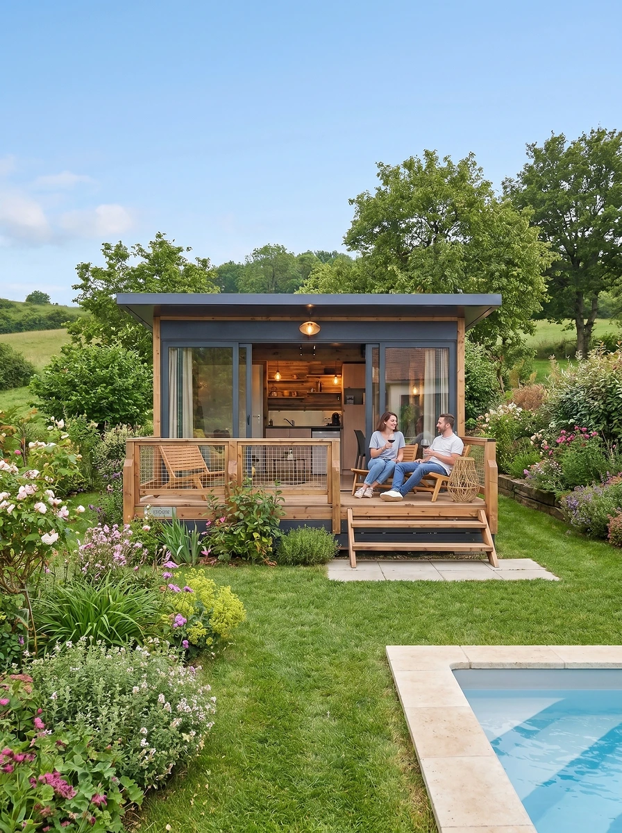 Studio de jardin pour location courte durée Airbnb