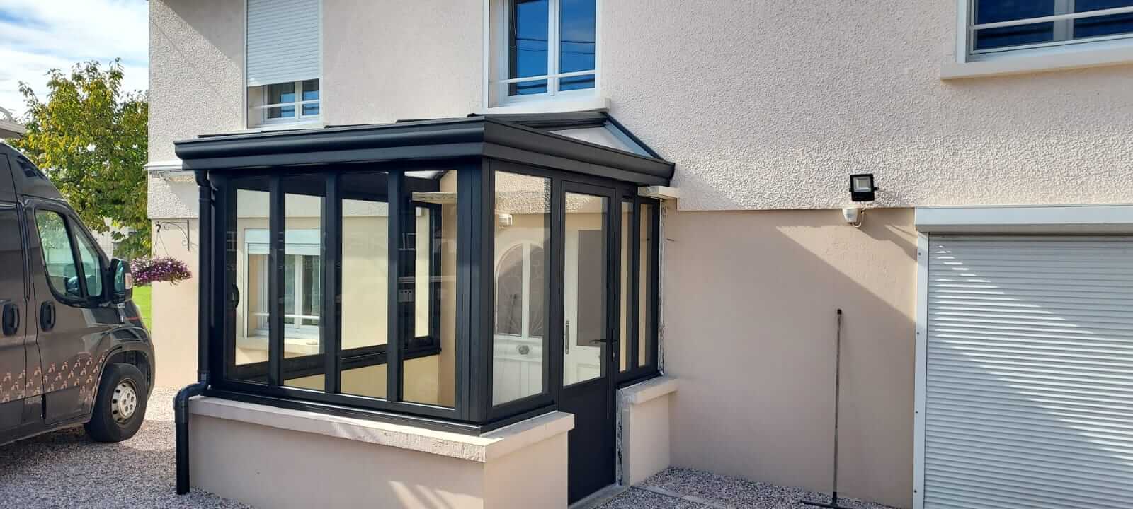 Sas d'entrée vitré